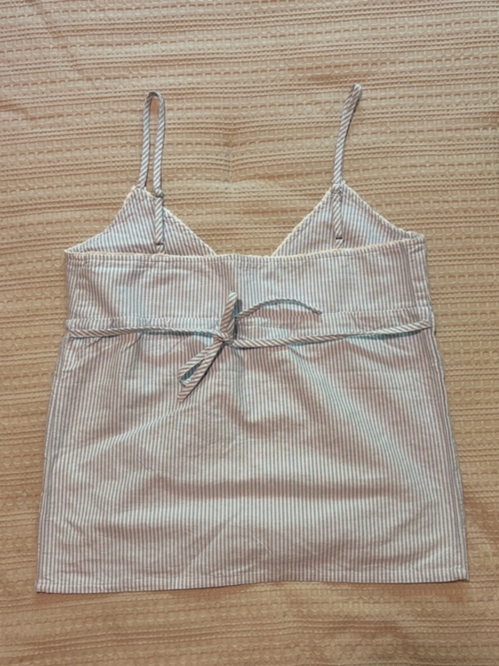Brandy Melville Blue and White Edith Striped Tank - Picture 3 of 7